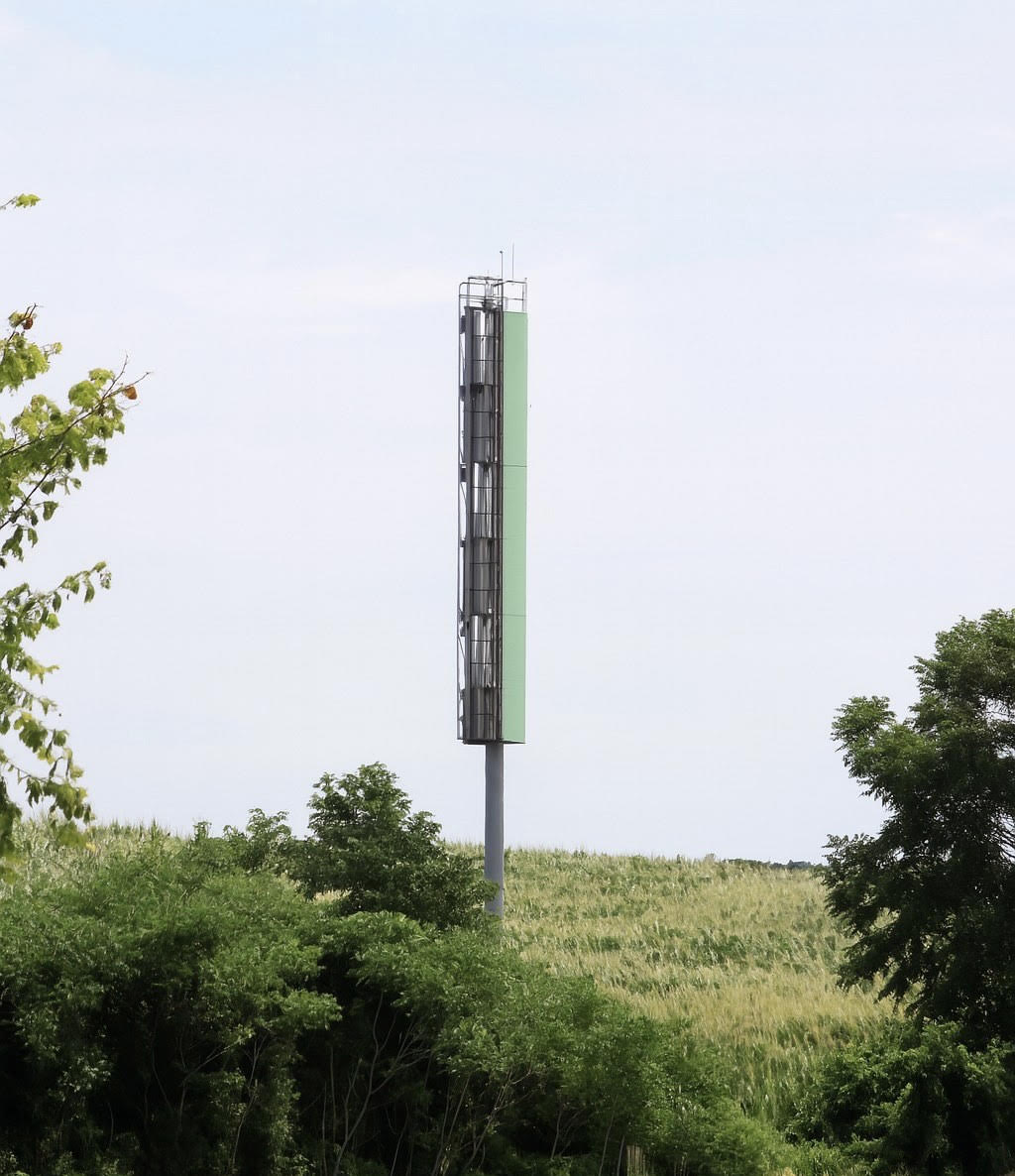 Wind Turbine Powering Farm